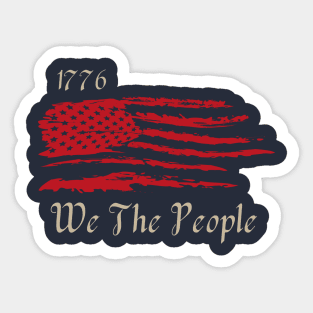 We The People 1776 Sticker